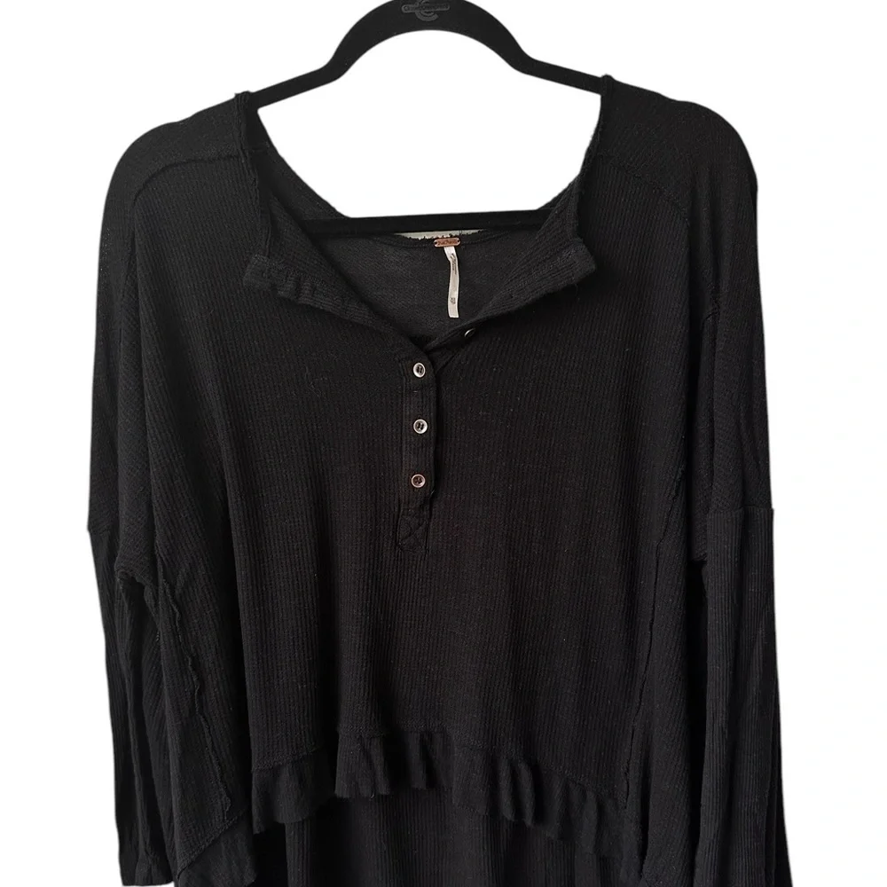 Free People Benedict Canyon Hi-Low Thermal Tee